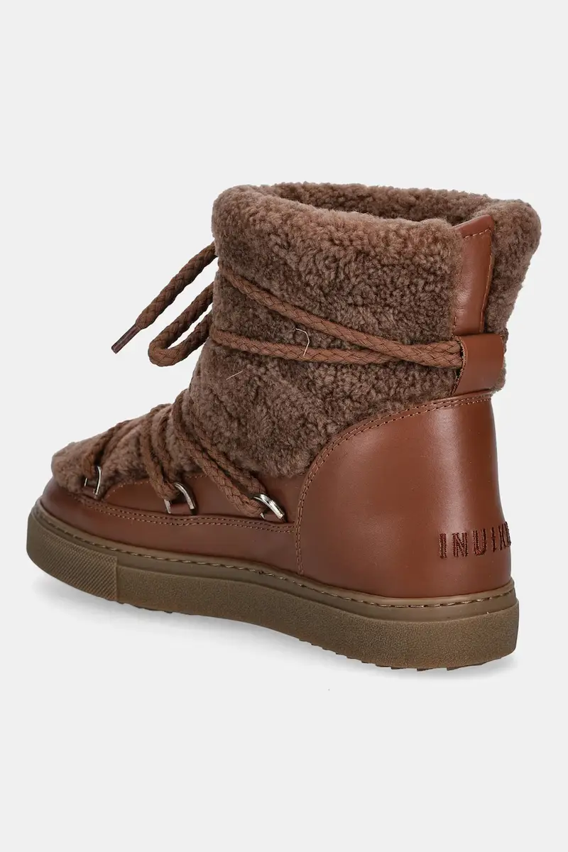 sneakers in pelle Curly Marrone miniatura 3