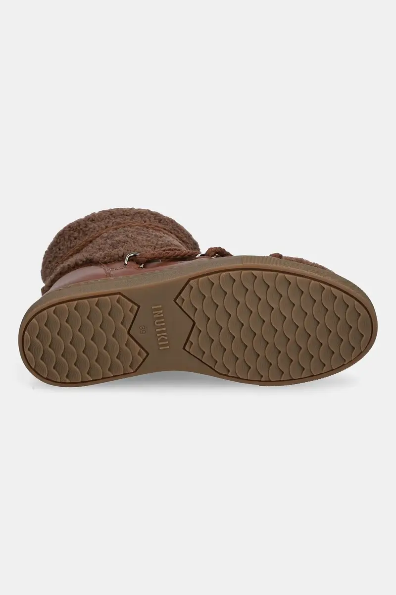 sneakers in pelle Curly Marrone miniatura 5