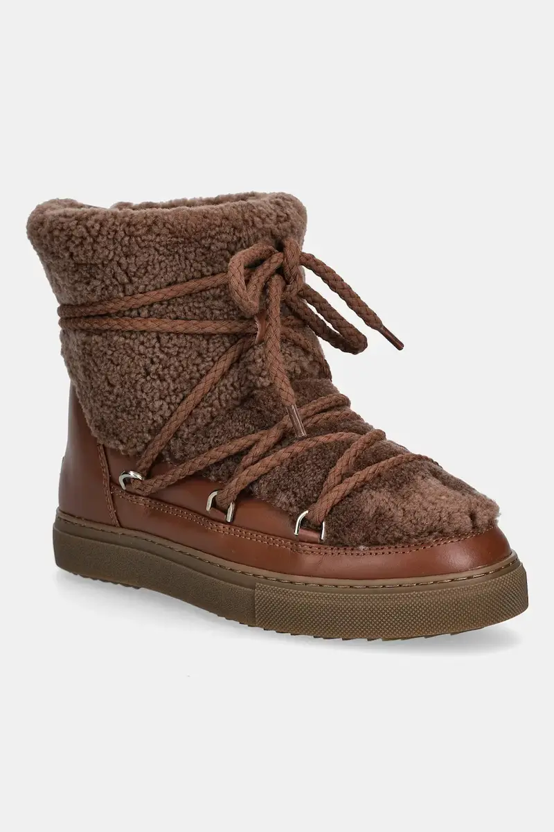 sneakers in pelle Curly Marrone