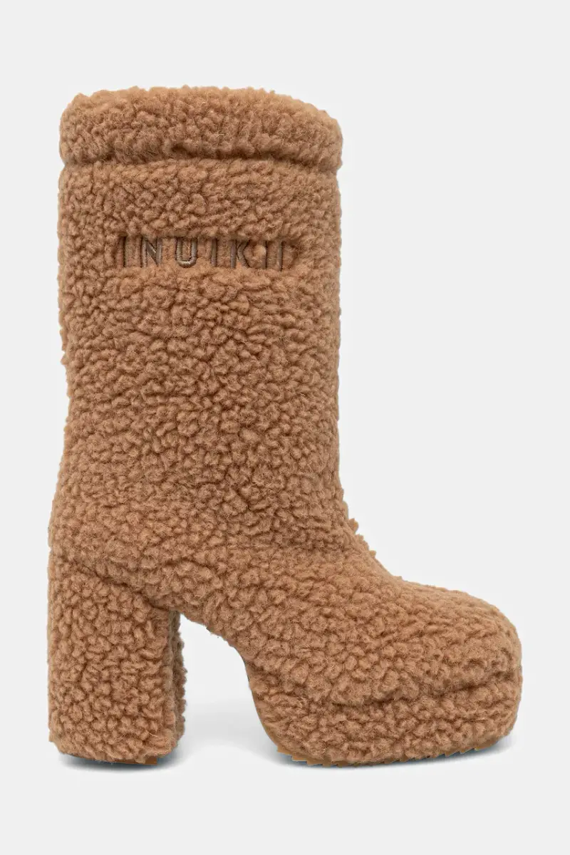 stivaletti alla caviglia Curly High Heel donna colore beige 1002.018.0011.250 miniatura 2