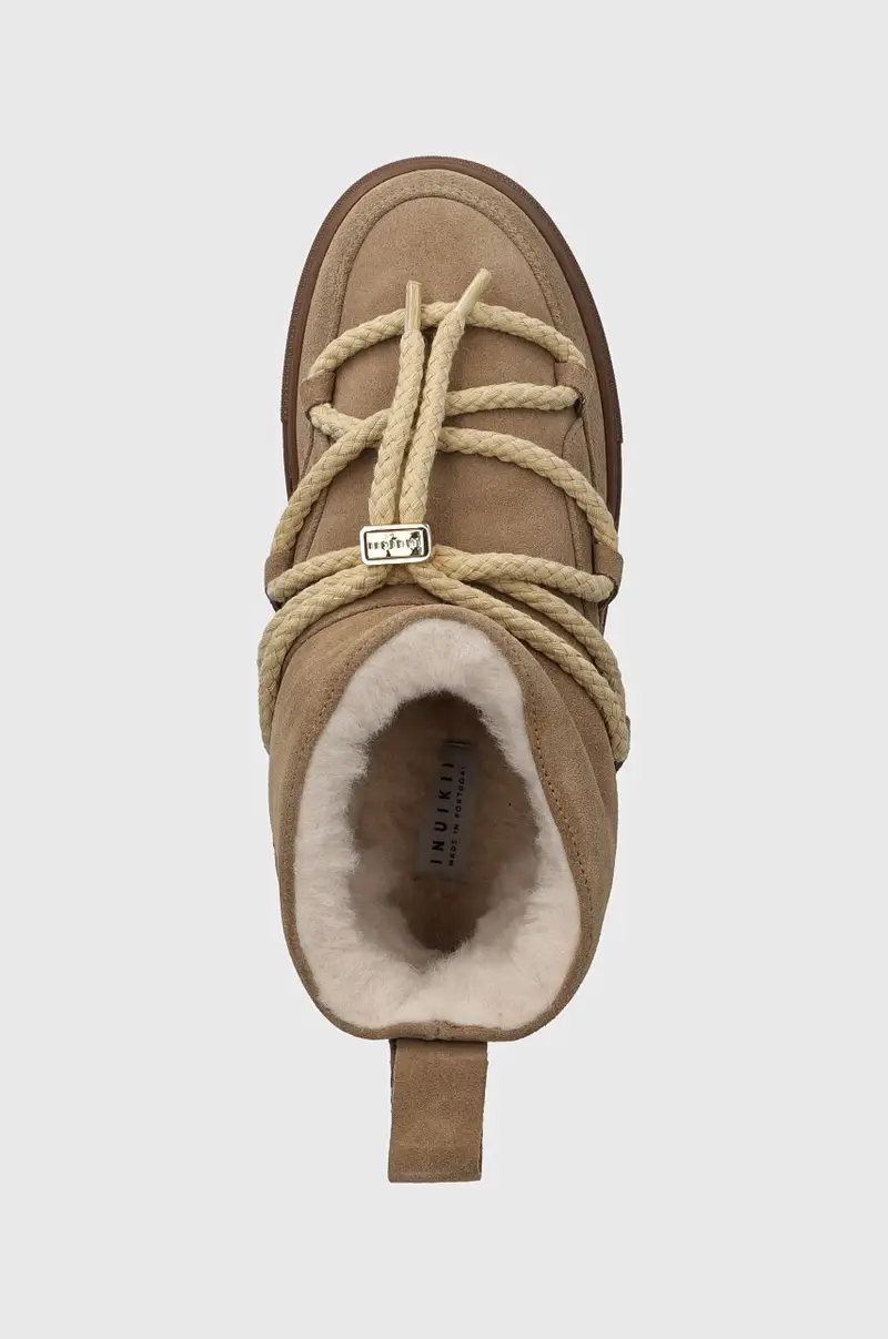 stivali da neve in camoscio Classic Low colore beige 75202-004 miniatura 4