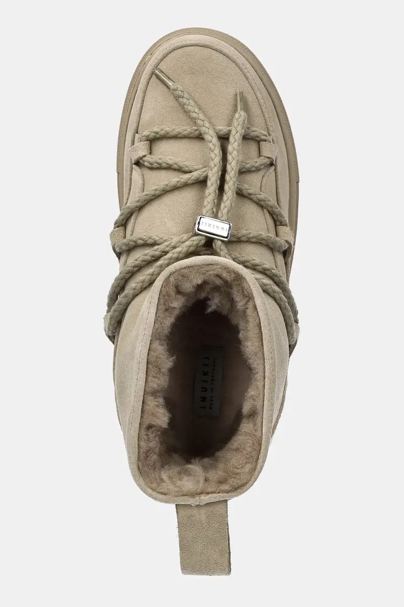 stivali da neve in camoscio Classic Low colore verde 1001.001.0092.356 miniatura 4