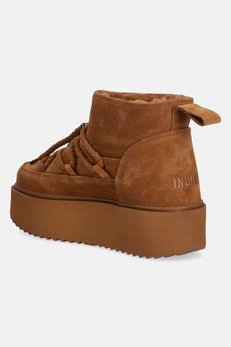 stivali da neve in camoscio Classic Low Platform colore giallo 1001.006.0012.660 miniatura 3