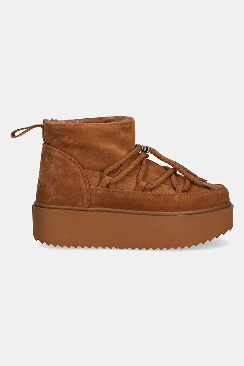 stivali da neve in camoscio Classic Low Platform colore giallo 1001.006.0012.660 miniatura 2