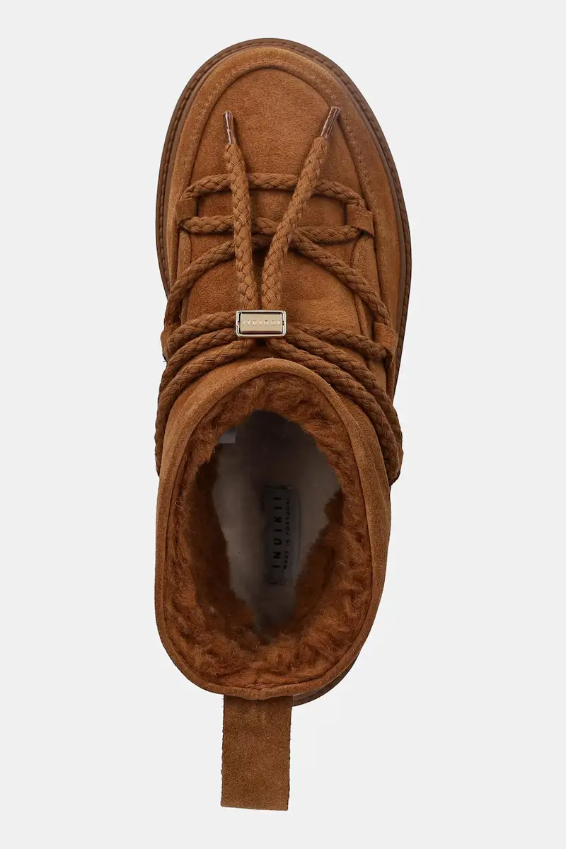 stivali da neve in camoscio Classic Low Platform colore giallo 1001.006.0012.660 miniatura 4