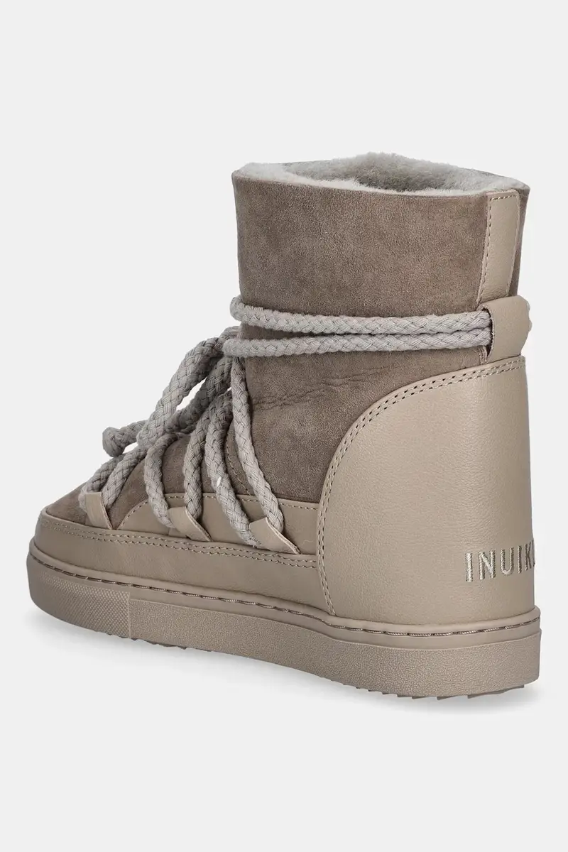 stivali da neve in camoscio Classic Wedge colore grigio 1001.004.0042.030 miniatura 3