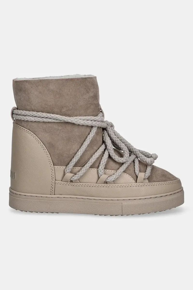 stivali da neve in camoscio Classic Wedge colore grigio 1001.004.0042.030 miniatura 2