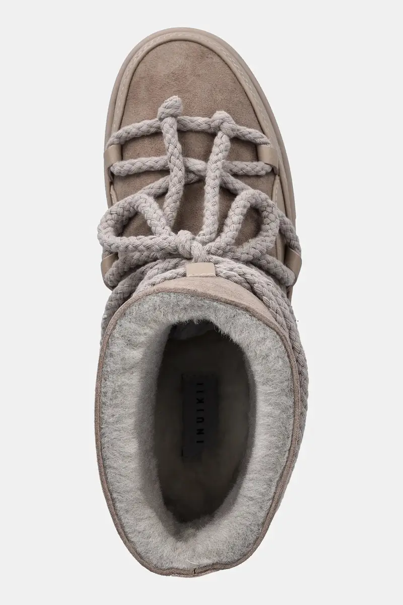 stivali da neve in camoscio Classic Wedge colore grigio 1001.004.0042.030 miniatura 4