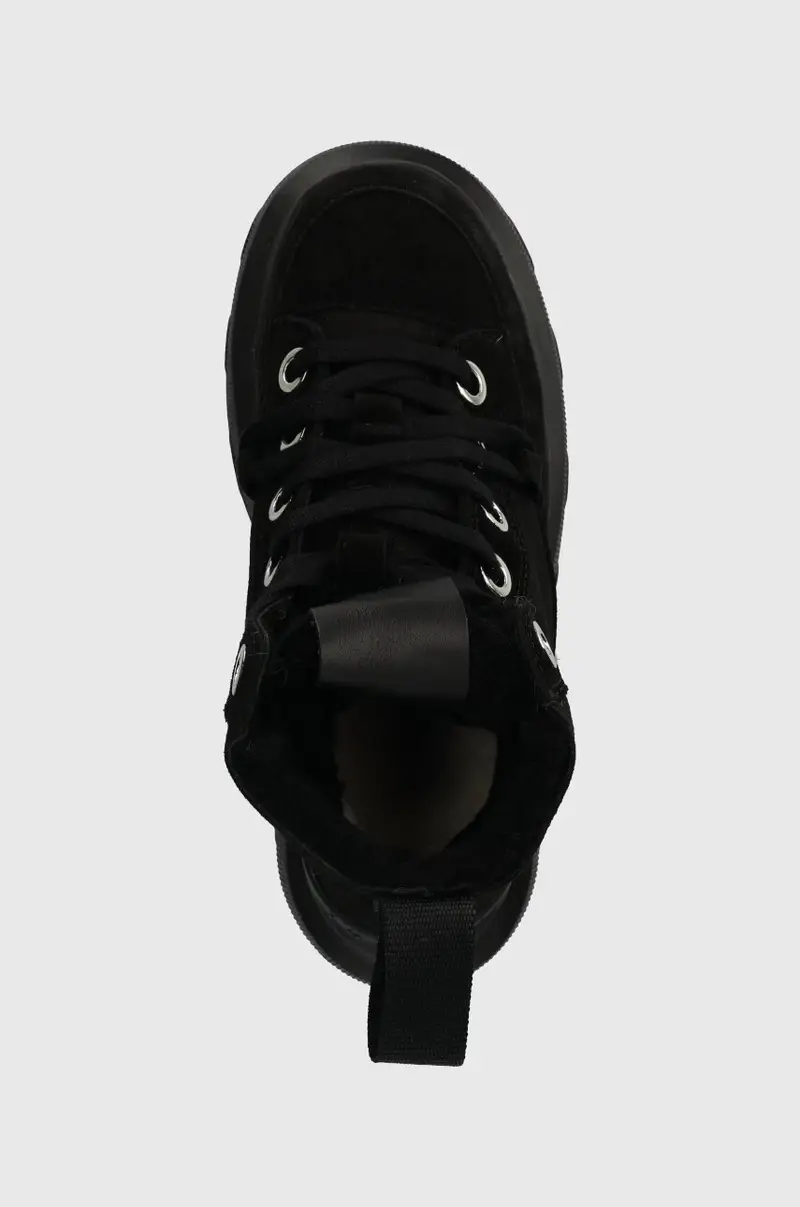 stivali da neve in camoscio Matilda Shearling 35203-028 Nero miniatura 4