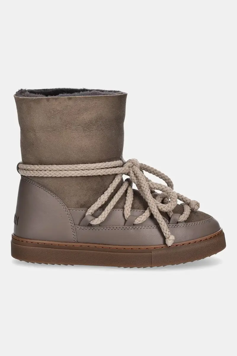 stivali da neve in pelle bambini CLASSIC HIGH Marrone miniatura 2