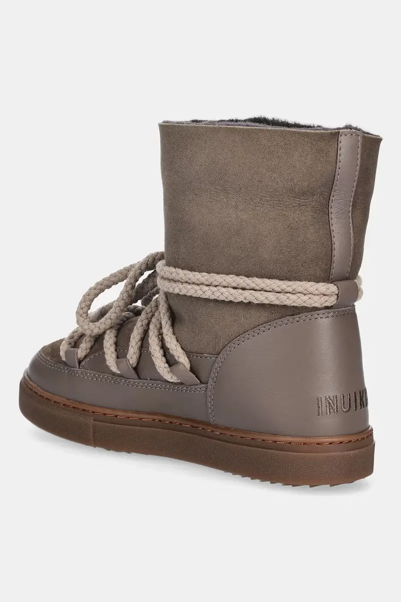 stivali da neve in pelle bambini CLASSIC HIGH Marrone miniatura 3