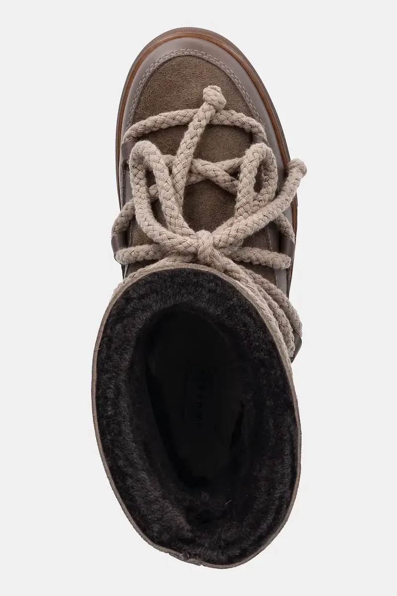 stivali da neve in pelle bambini CLASSIC HIGH Marrone miniatura 4