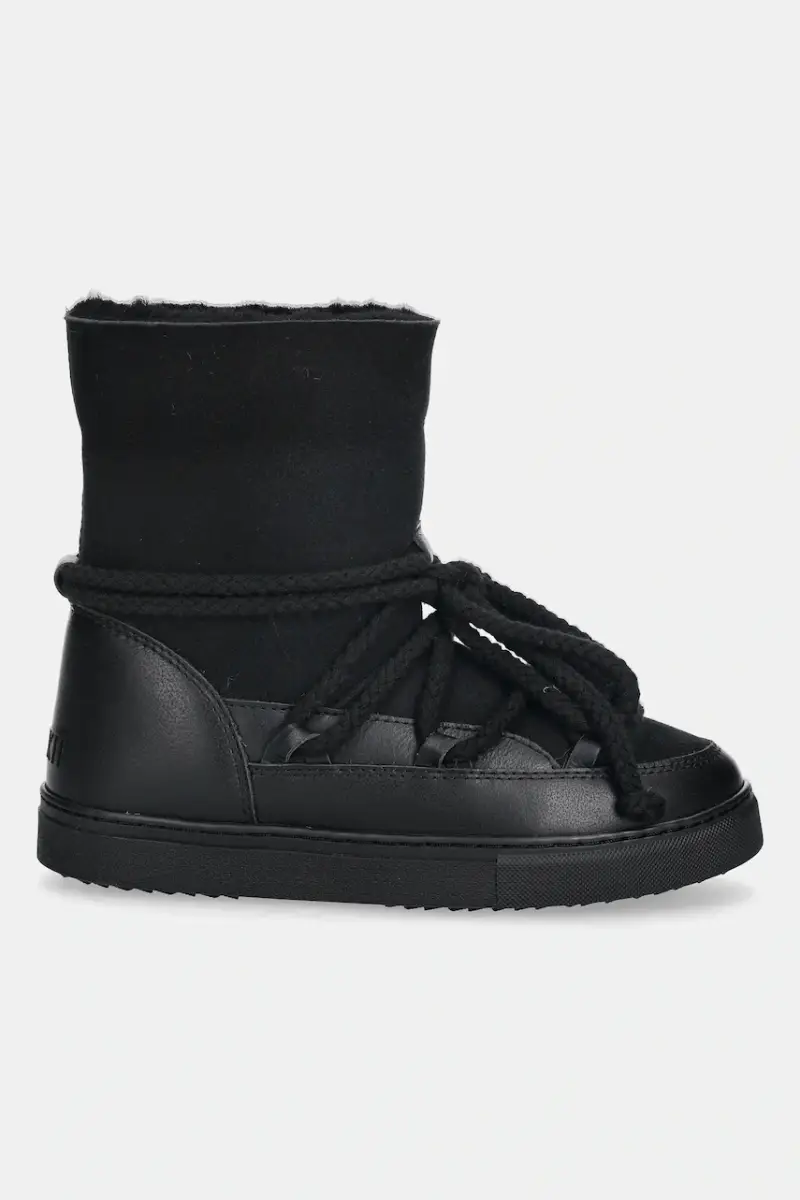 stivali da neve in pelle bambini CLASSIC HIGH Nero miniatura 2