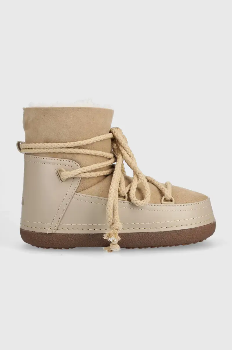 stivali da neve in pelle CLASSIC Beige miniatura 3