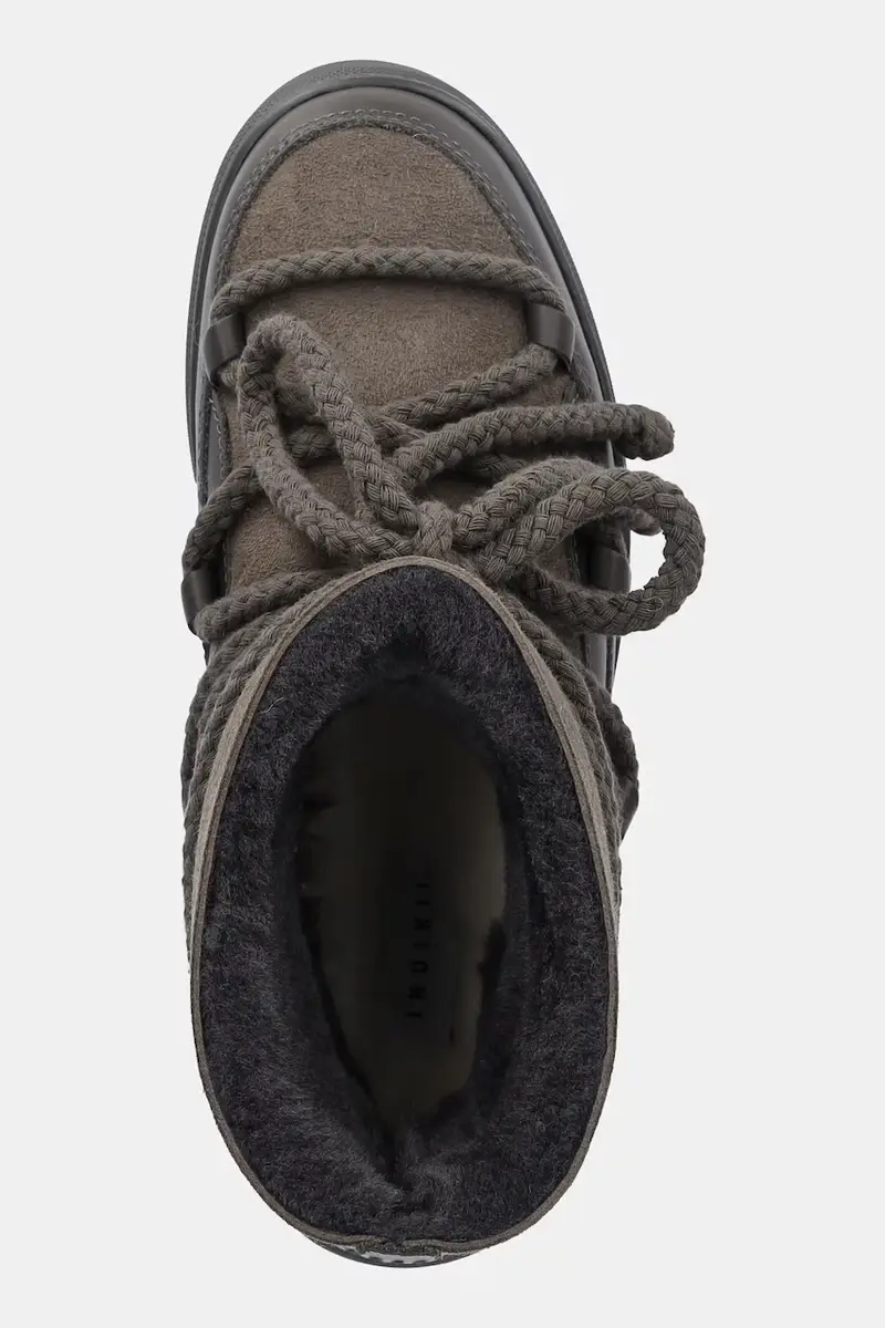 stivali da neve in pelle CLASSIC Grigio miniatura 4