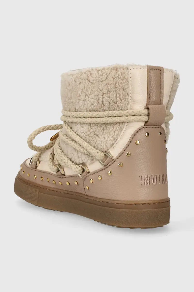 stivali da neve in pelle Curly Rock 75102-076 Beige miniatura 3