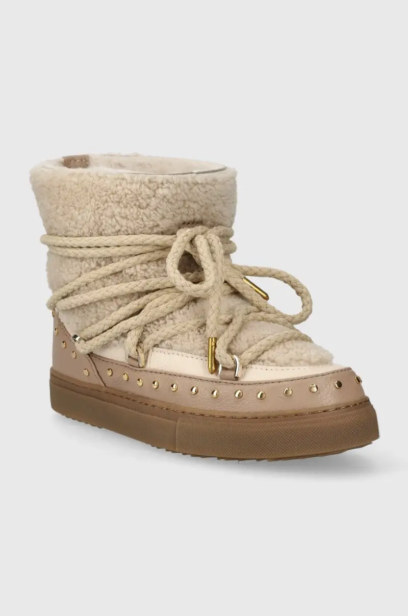 stivali da neve in pelle Curly Rock 75102-076 Beige miniatura 2