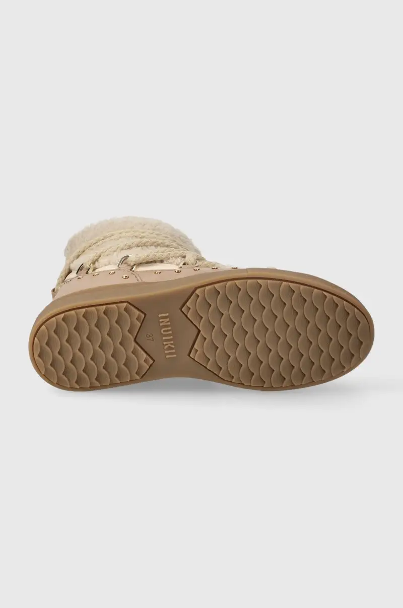 stivali da neve in pelle Curly Rock 75102-076 Beige miniatura 5