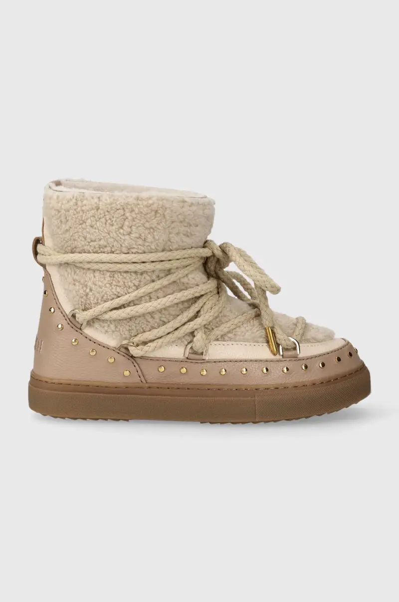 stivali da neve in pelle Curly Rock 75102-076 Beige