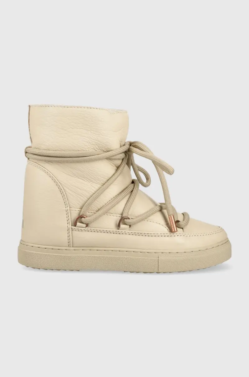 stivali da neve in pelle FULL LEATHER WEDGE 75203-087 Beige