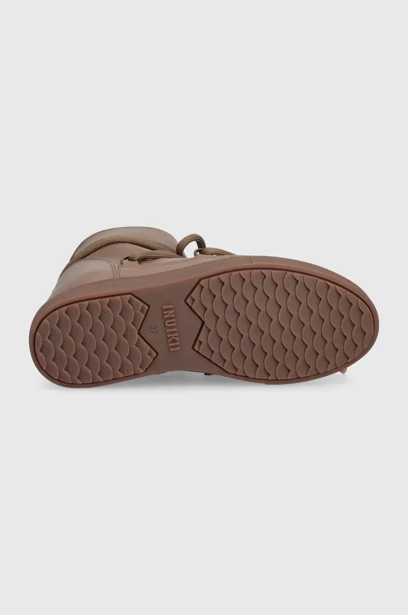 stivali da neve in pelle Full Leather Wedge 75203-087 Marrone miniatura 5