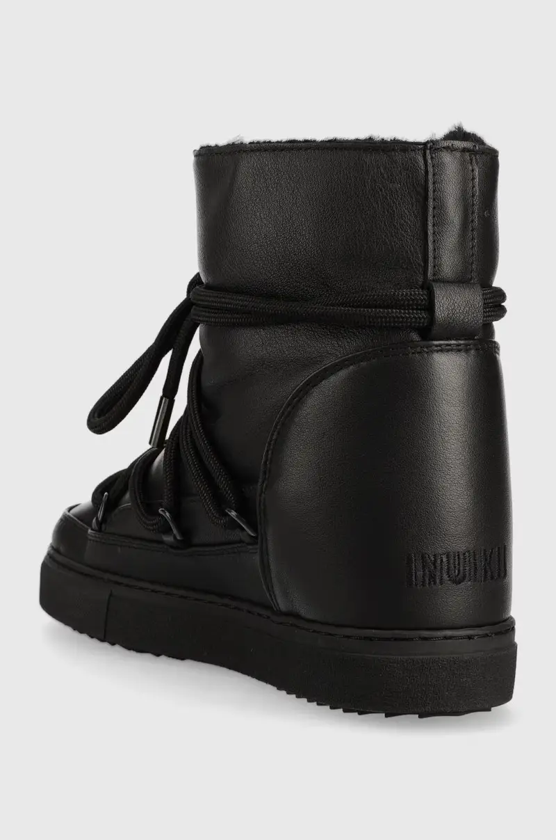 stivali da neve in pelle FULL LEATHER WEDGE 75203-087 Nero miniatura 3