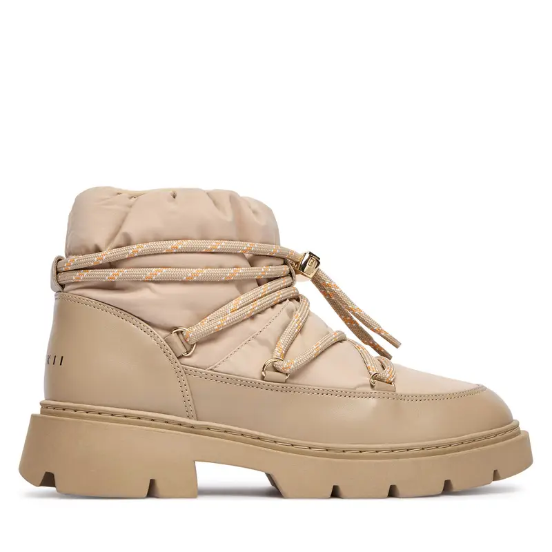 Stivali da neve Inuikii Biker Puffer 1002 001 0021 Beige