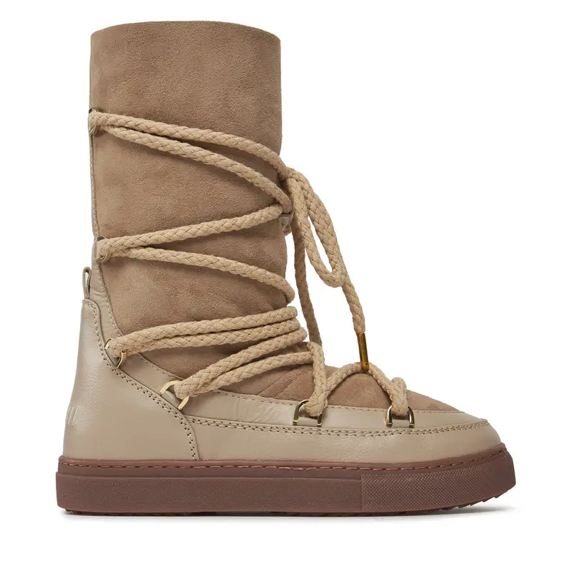 Stivali da neve Inuikii Classic High Laced 75107-096 Beige