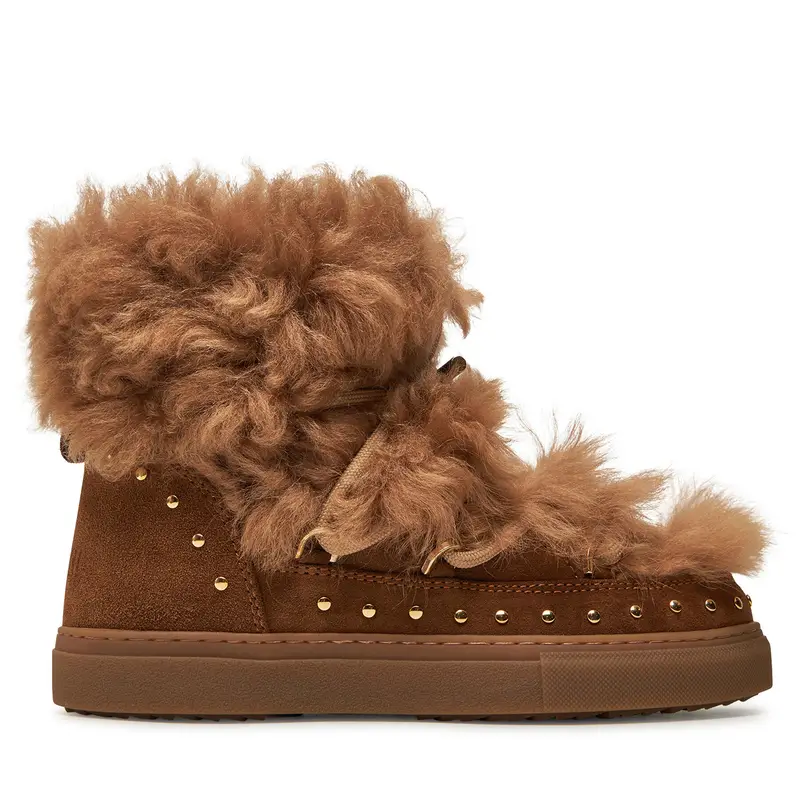 Stivali da neve Inuikii Long Curly 75202-051 Marrone