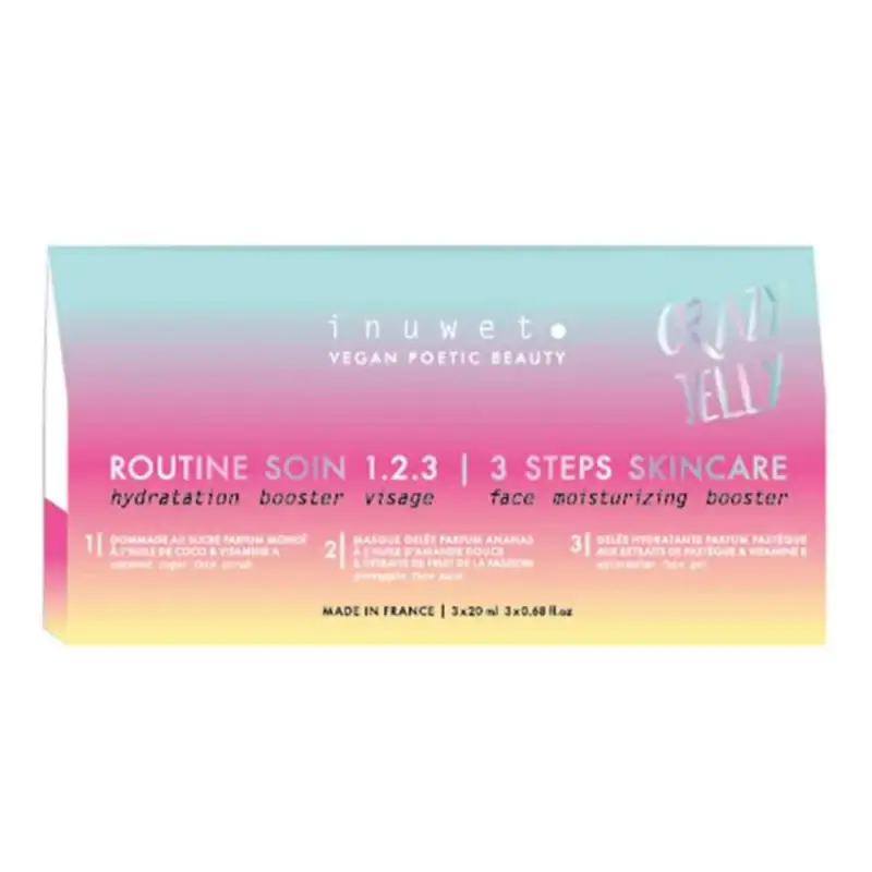 Kit da Viaggio Beauty Routine Idratazione Crazy Jelly Made in France 3x20ml