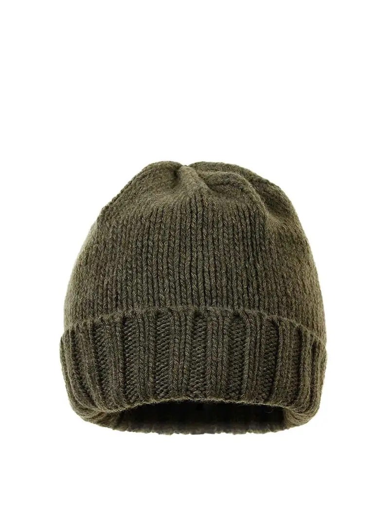 Berretto In Cashmere Di In Colore Verde Verde Scuro