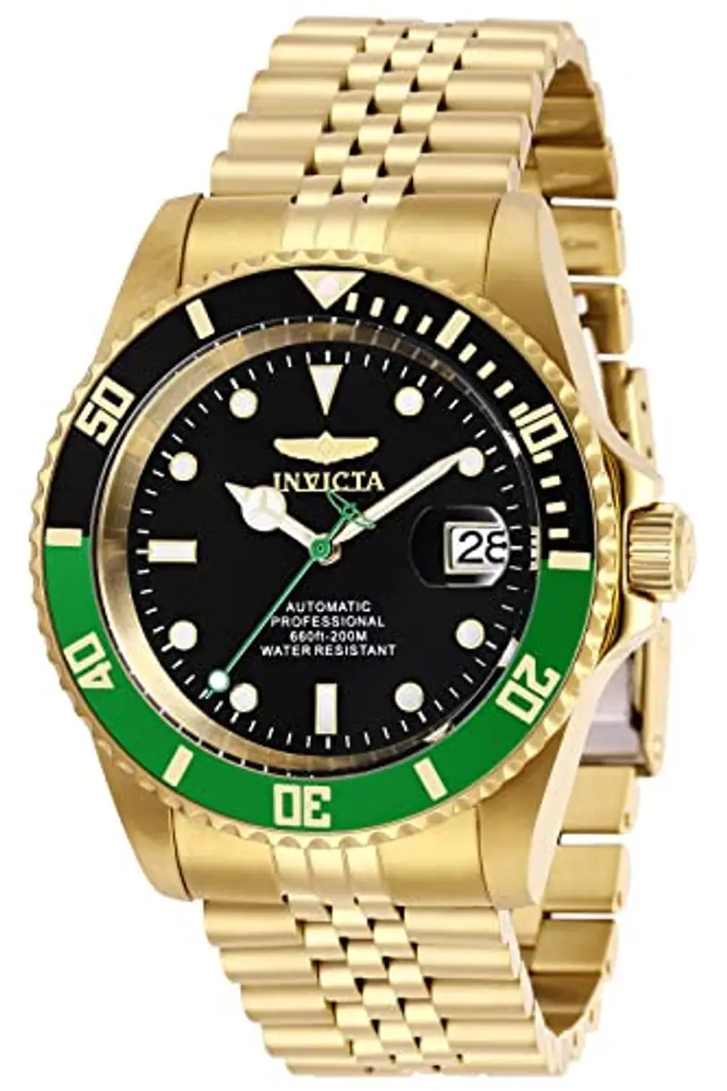 Invicta 29181 Pro Diver Orologio da Uomo acciaio inossidabile Automatico quadrante oro miniatura 2