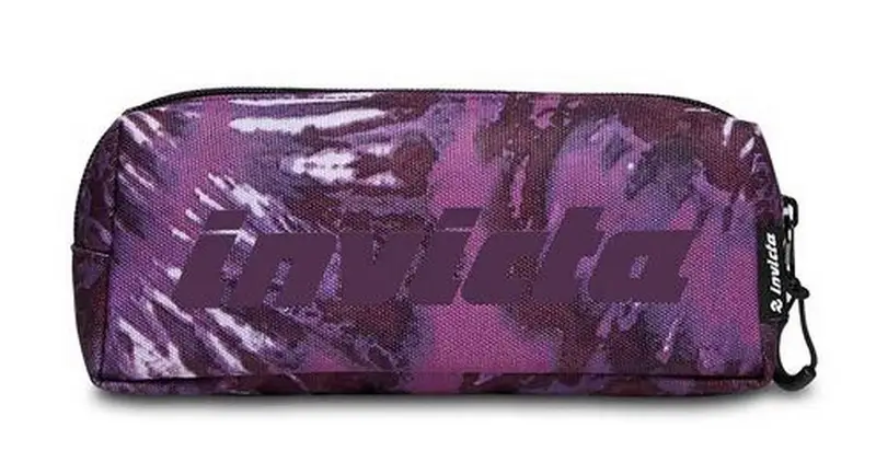 Astuccio scuola Invicta Square Pencil Bag Tie Dye Purple