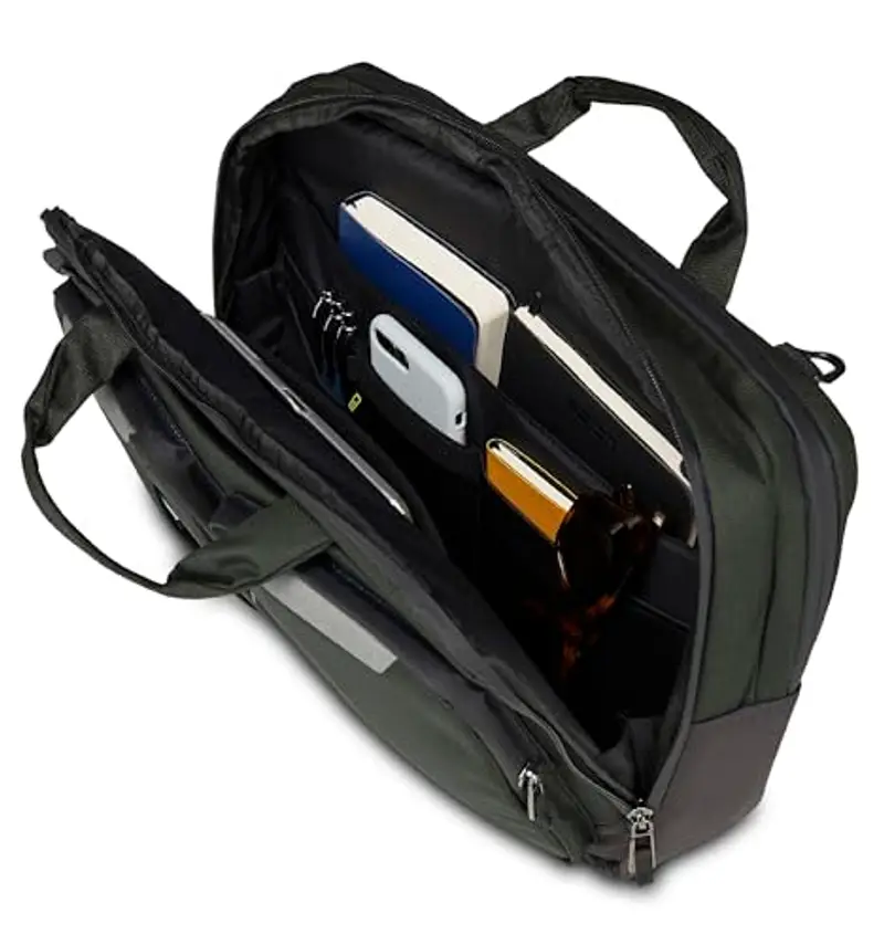 Invicta Borsa da Lavoro PLIANT, Verde, Borsa multiscomparto organizzata internamente con tasche rivestite in tessuto miniatura 2