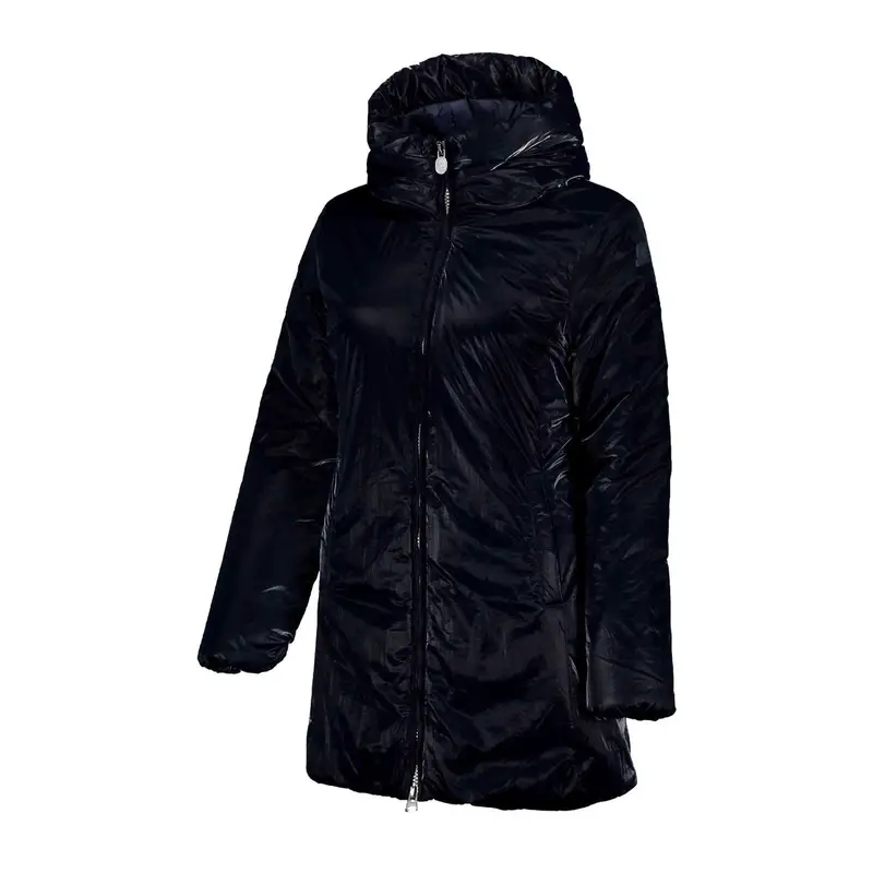 CAPPOTTO IN TESSUTO CANGIANTE DONNA Blu