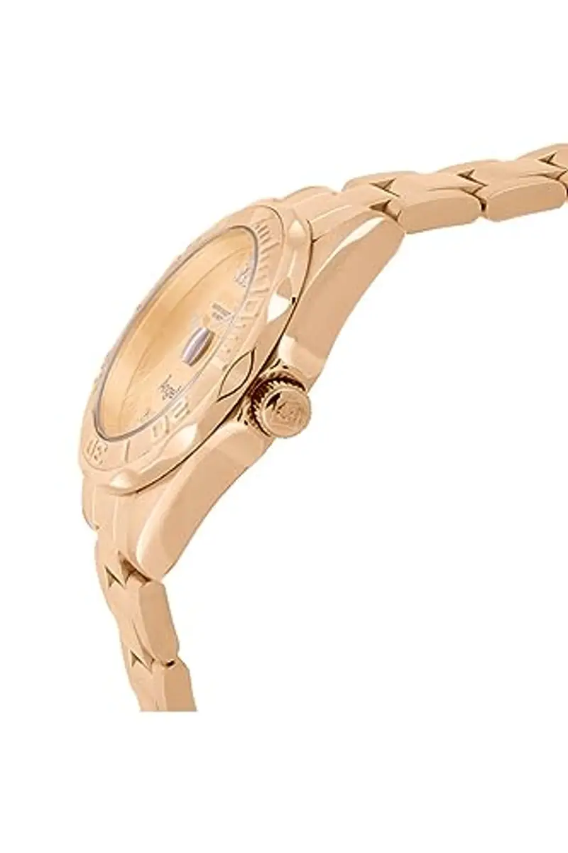 Invicta Pro Diver - Orologio da Donna in Acciaio Inossidabile con Movimento al Quarzo, Oro Rosa - 38 mm miniatura 3