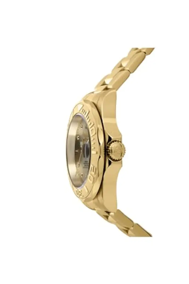 Invicta Pro Diver Orologio da in acciaio inossidabile con movimento Automatico - 40mm, Oro/Champagne miniatura 3