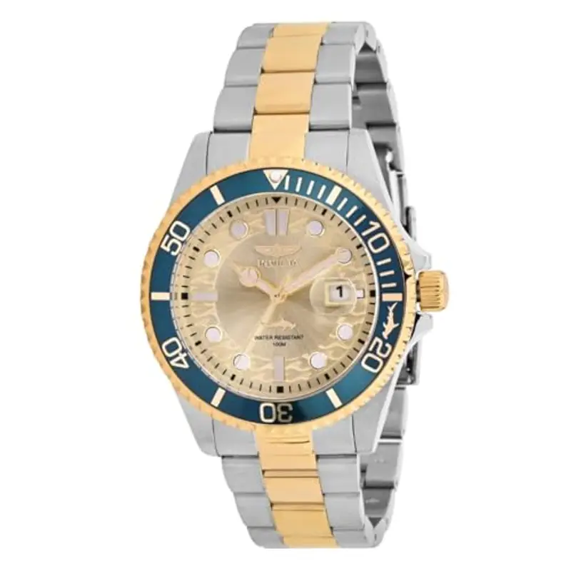 Invicta Pro Diver - Orologio da Uomo in Acciaio Inossidabile con Movimento al Quarzo, Bicolore/Blu miniatura 2