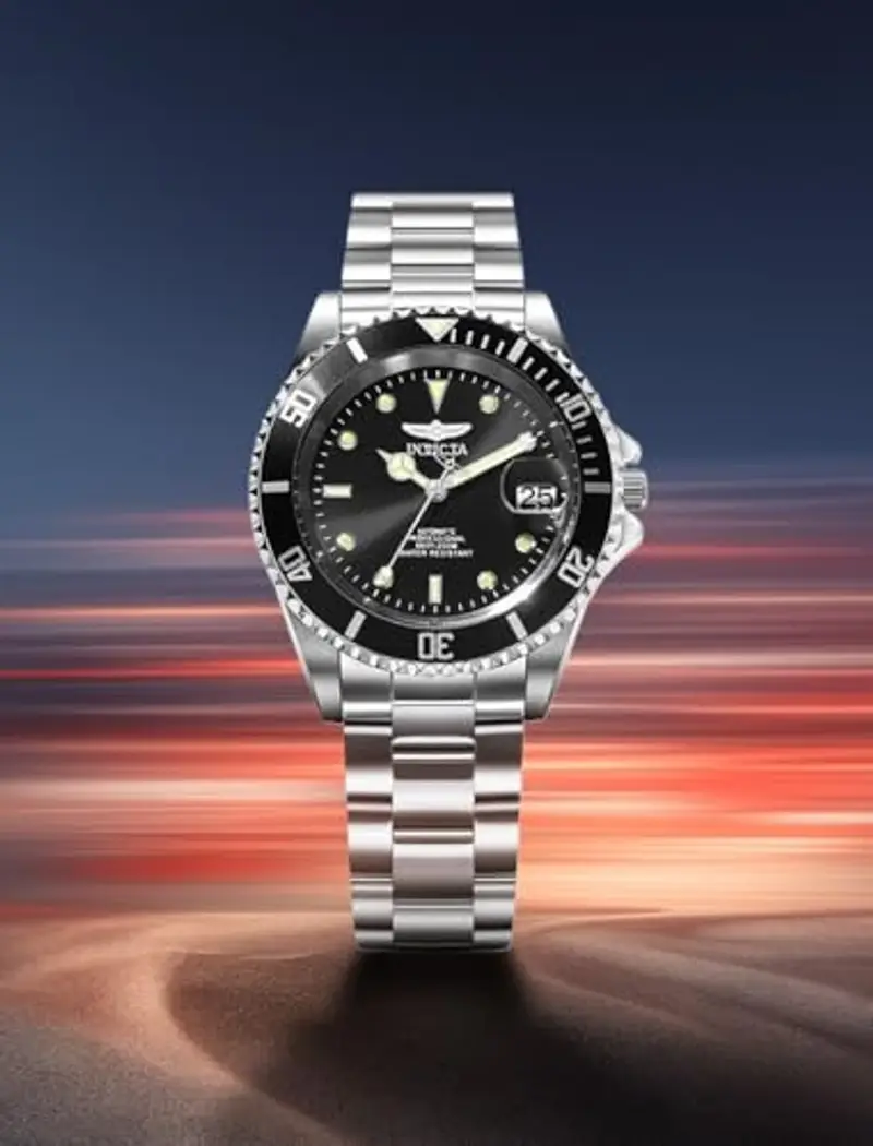 Invicta Pro Diver - Orologio da uomo in acciaio inossidabile con movimento automatico miniatura 2