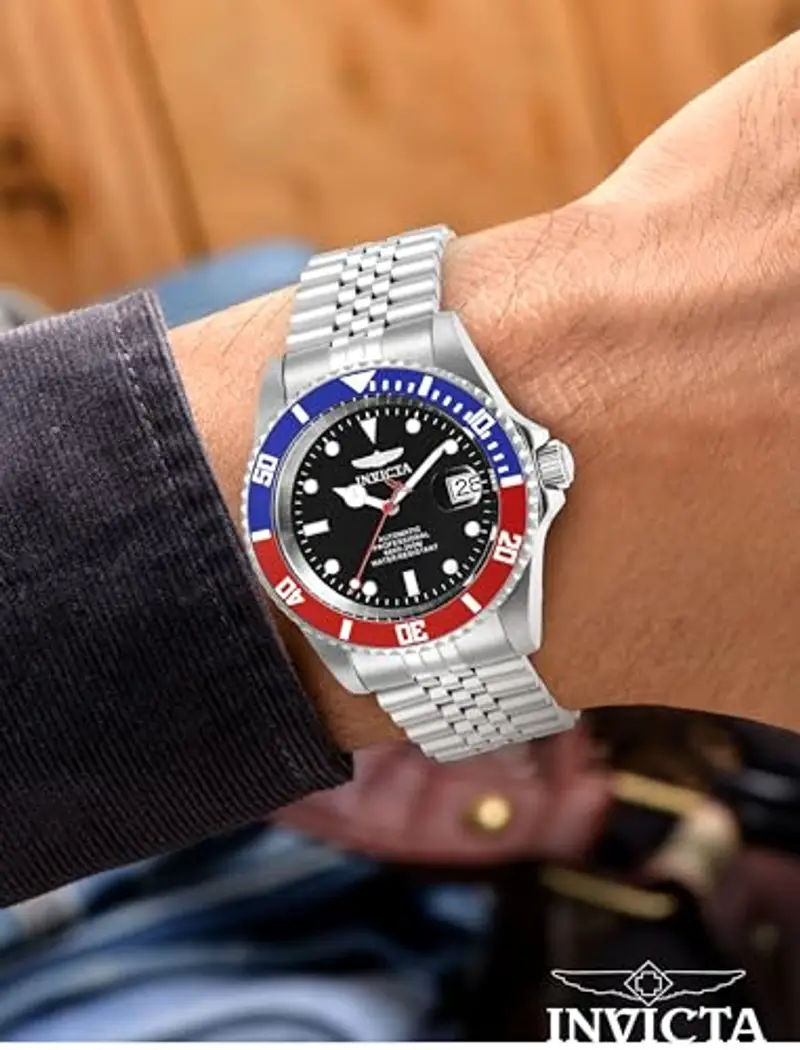 Invicta Pro Diver - Orologio da uomo in acciaio inossidabile con movimento automatico miniatura 2