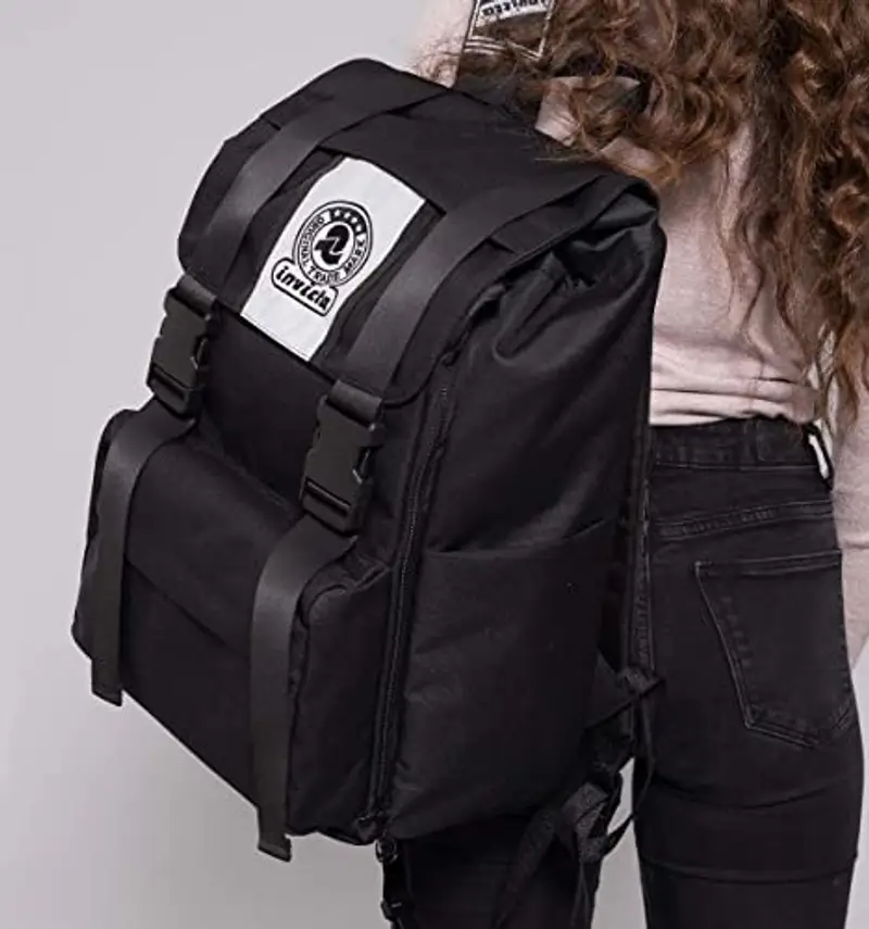 Invicta Square Backpack Bp Grs Invicta Ecommerce Project JollyZaino Nero, Taglia unica miniatura 2