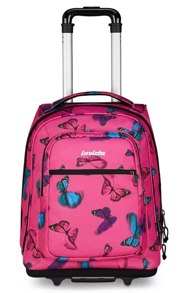 Trolley scuola Invicta Bump Fantasy Flying Butterfly