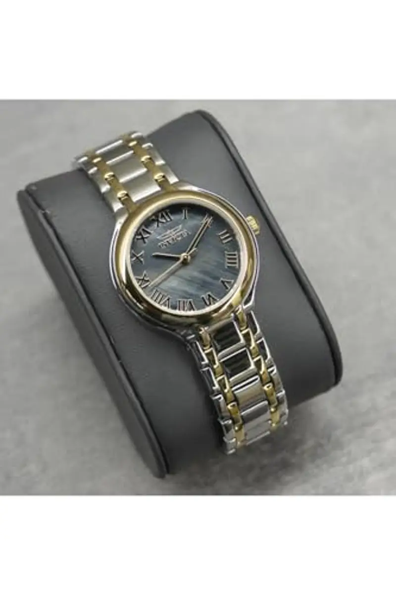 Invicta Wildflower Orologio da Donna in acciaio inossidabile con movimento Quarzo - 32mm, Nero/Two Tone miniatura 2