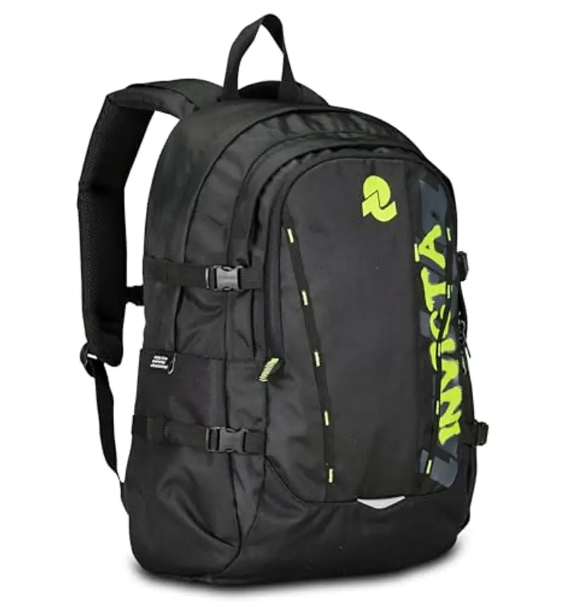 Invicta Zaino Ufficio Act Plus Color Change Line, Nero, Doppio Scomparto Con Tasca PC, Tasca Borraccia, Tasca Con miniatura 3