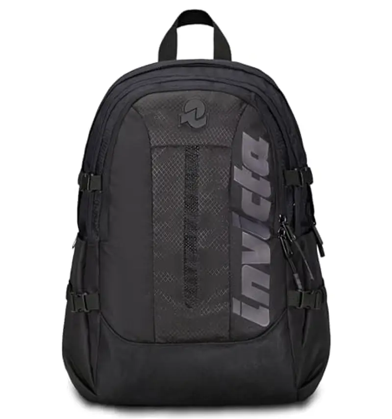 Invicta Zaino Ufficio Act Plus Led, Nero, Doppio Scomparto Con Tasca PC, Tasca Borraccia, Tasca Con Organizer, Cinghia miniatura 2