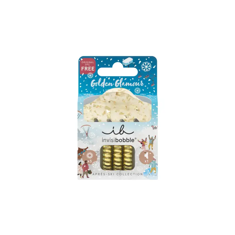 Accessori Set Après-Ski 24K Gold - Elastici per capelli,Fermagli e mollette