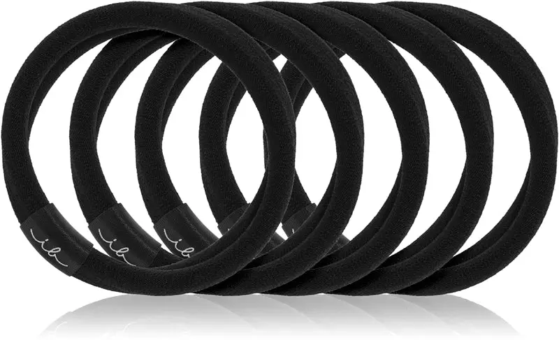 Fascetta Per Capelli Elastici Per Capelli Nero 5 Pezzi