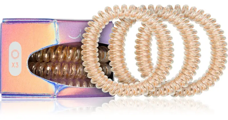 Slim Premium Elastici Per Capelli Bronze Me Pretty 3 Pezzi