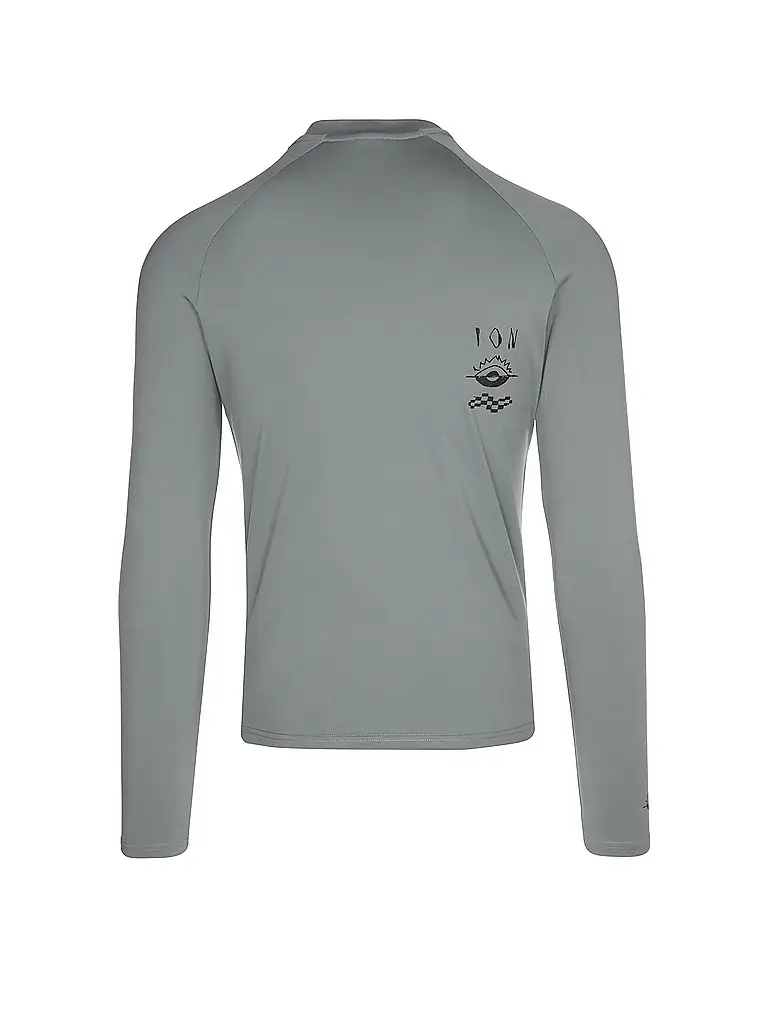 Lycrashirt da uomo grigio chiaro | S miniatura 2