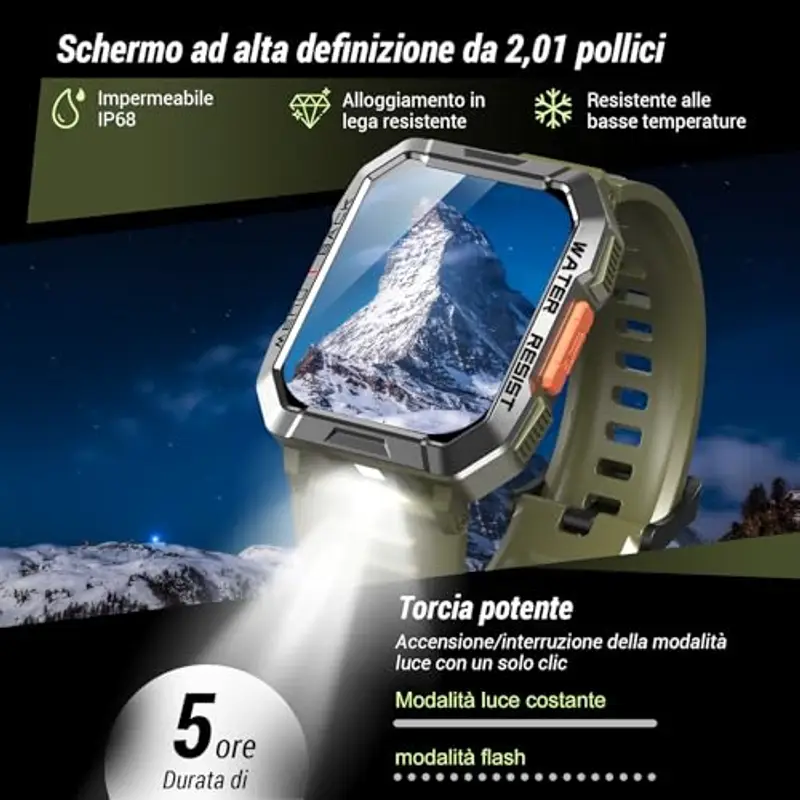 IOWODO Smartwatch Uomo 2201532 miniatura 2